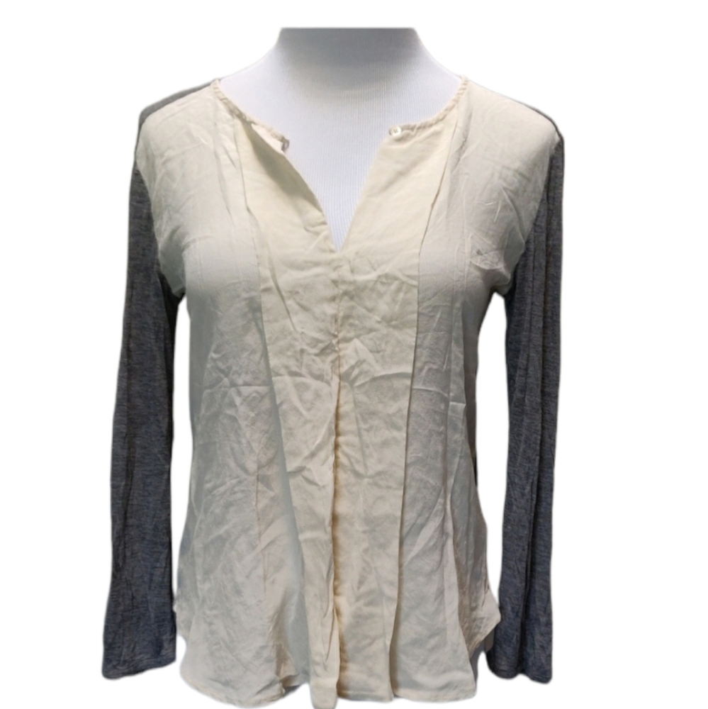 Aritzia Silk and cotton blouse